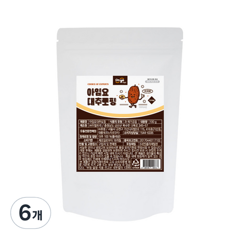 아임요 대추토핑, 6개, 100g