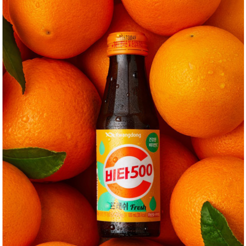 매일 쏟아지는 피로, 비타500 프레쉬로 활력 충전!