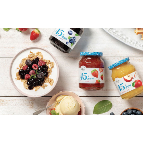 섬세한 달콤함이 선사하는 특별한 아침, 복음자리 45도 과일잼 블루베리