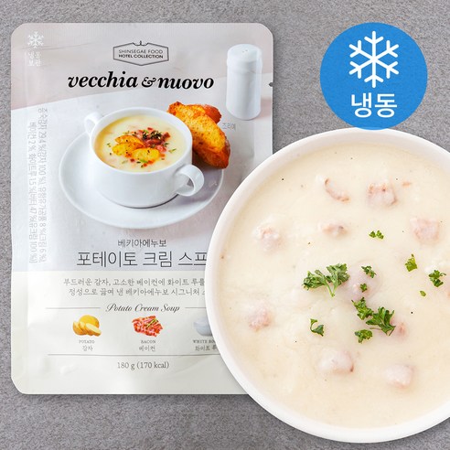 베키아에누보 포테이토 크림 스프 (냉동), 180g, 2개 롯데시네마