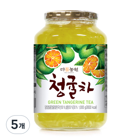 다농원 청귤차, 1kg, 1개입, 5개