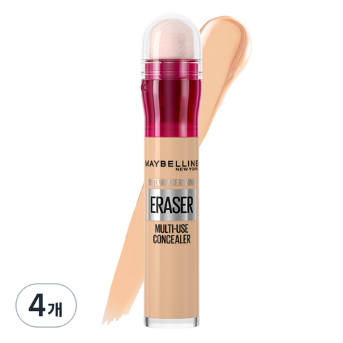 메이블린 뉴욕 에이지 리와인드 스틱 컨실러 6ml, 라이트, 4개