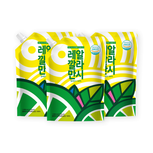 바로푸드 레알 깔라만시, 1L, 3개