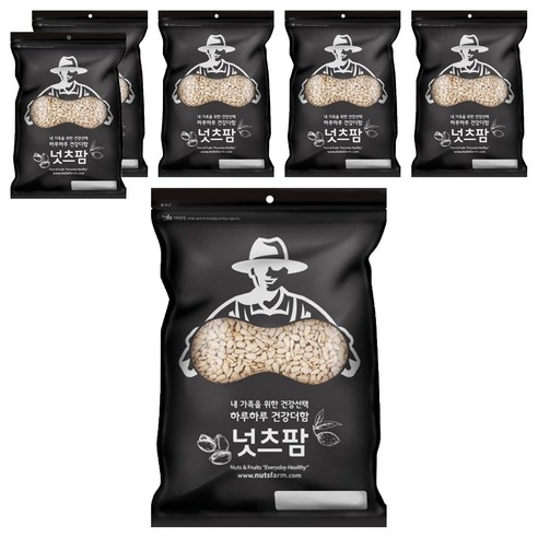 넛츠팜 해바라기씨, 800g, 6개