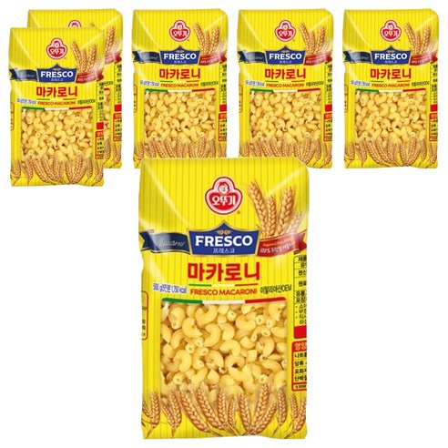 오뚜기프레스코 마카로니, 500g, 6개