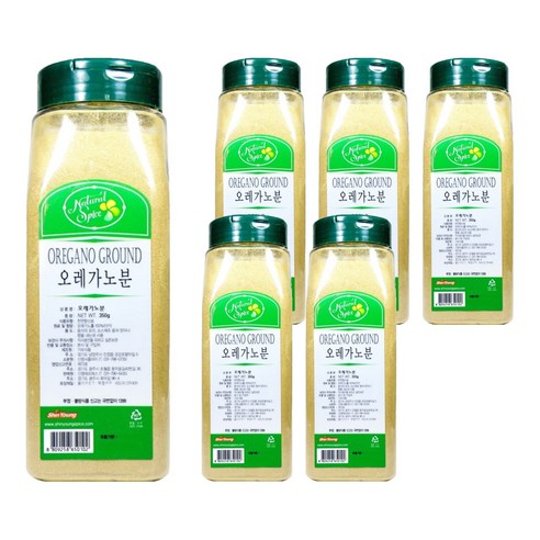 내츄럴스파이스 오레가노분, 350g, 6개