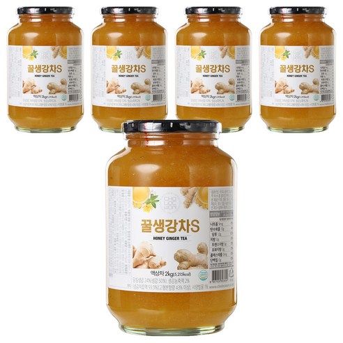 초록원 꿀생강차 S, 2kg, 1개입, 5개