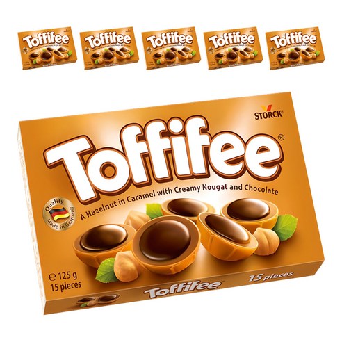 토피피 초콜릿, 125g, 6개