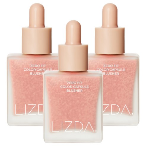 리즈다 제로 핏 컬러 캡슐 블러셔 10ml, 코랄 피크닉, 3개