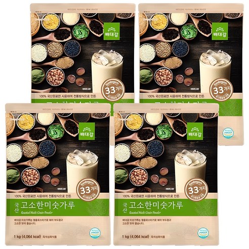 배대감 국산 고소한 미숫가루, 4개, 1kg