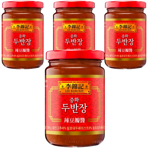 이금기 중화 두반장소스, 368g, 4개