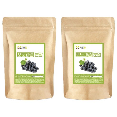 가루랑 포도과즙 분말, 200g, 2개