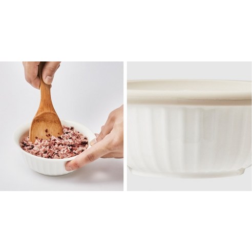 간편함과 우아함을 모두 갖춘 락앤락 바로 한끼 도자기 밥용기