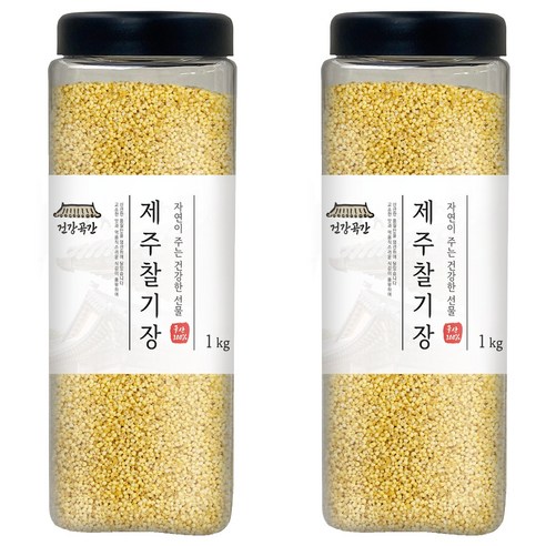 건강곡간 제주 찰기장, 1kg, 2개