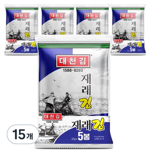 대천김 재래김, 22g, 15개