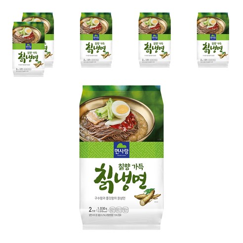 면사랑 칡향 가득 칡냉면 1030g, 6개