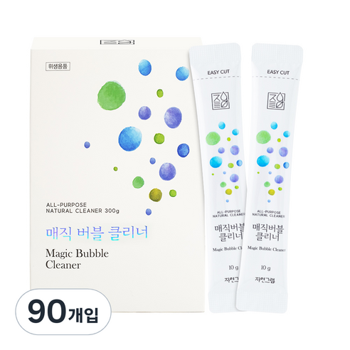 자연그램 매직 버블 클리너 스틱형, 300g, 3개