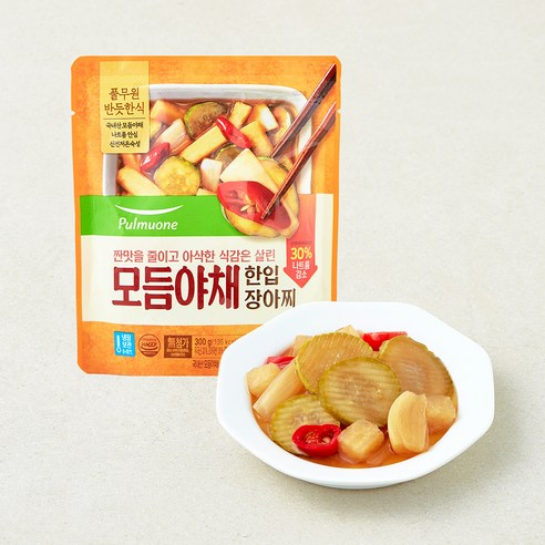 풀무원 모듬야채 한입장아찌