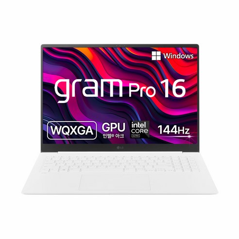 LG전자 그램 Pro 16 코어 울트라5 인텔 Arc, 에센스 화이트, 256GB, 16GB, WIN11 Home, 16Z90SP-GA5CK