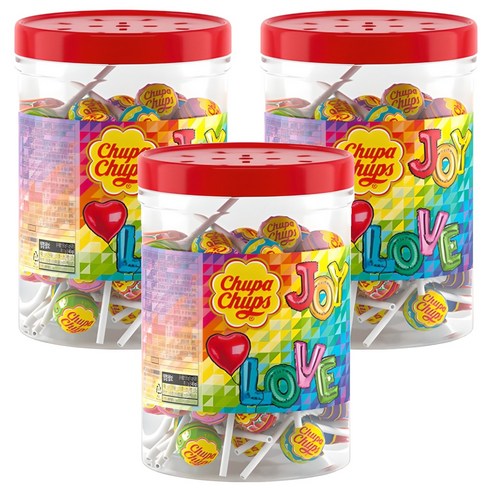 츄파춥스 미니튜브 550g(50개입) 1통, 550g, 3개