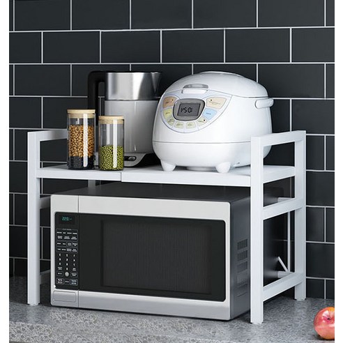 좁은 주방, 너비조절 렌지선반으로 공간 효율을 높여보세요!