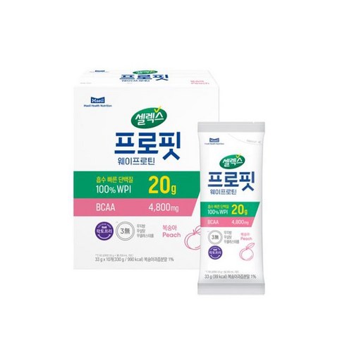 셀렉스 프로핏 웨이프로틴 파우더 복숭아, 330g, 1개