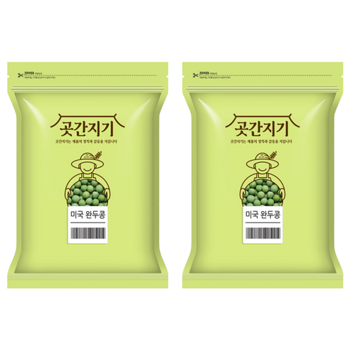 곳간지기 완두콩, 4kg, 2개