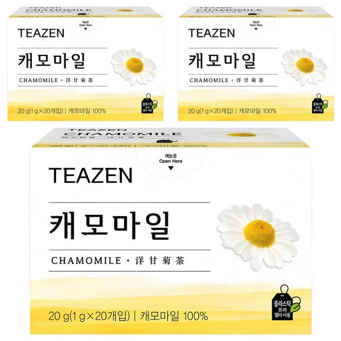 티젠 캐모마일, 1g, 20개입, 3개