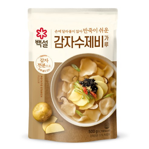 백설 감자수제비 가루로 만드는 색다른 요리 감자수제비가루