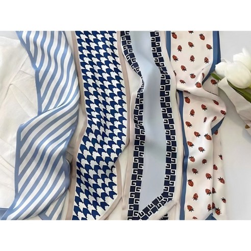 섬세한 아름다움을 더하는 마법, 쏘앤영 블루 쁘띠 스카프