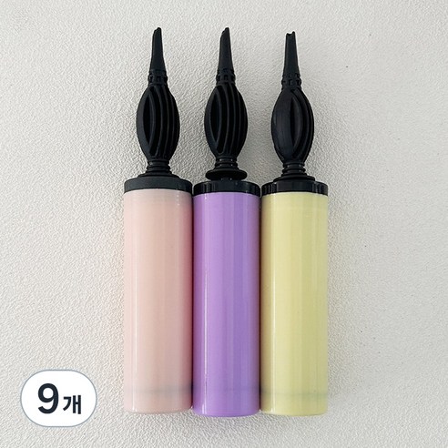 팡파티 크레용 풍선 주입기, 랜덤발송, 9개