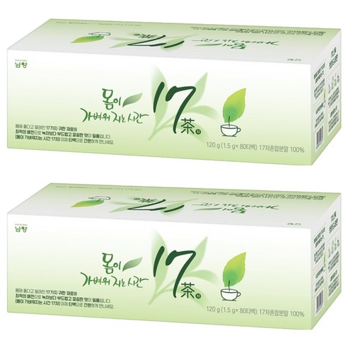 17차 몸이 가벼워지는 시간, 1.5g, 80개입, 2개