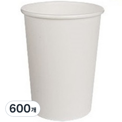 봉구유통 무지 테이크아웃 종이컵 240ml, 100개입, 6개