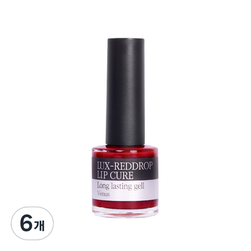 럭스 레드드롭 립큐어 롱래스팅젤 8ml, 비너스, 6개