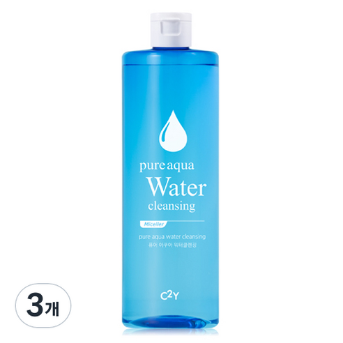 시투와이 퓨어 아쿠아 대용량 워터 클렌징, 3개, 500ml