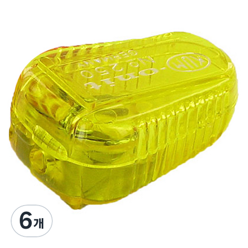 쿰 샤프너 250 Ice 전문가 미술용 연필심 전용 연필깎이 2mm 3.15mm, 랜덤발송, 6개