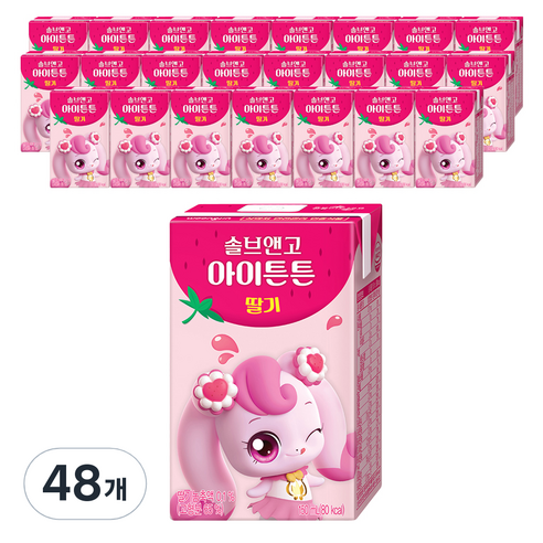 솔브앤고 아이튼튼 딸기, 150ml, 48개