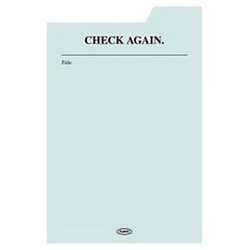 플레픽 모이스트 트레이싱 인덱스 메모지 L, 06 체크 어게인, 1개, 1개입