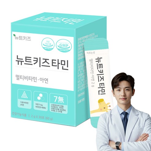 뉴트키즈 타민 멀티비타민 아연, 60g, 1개