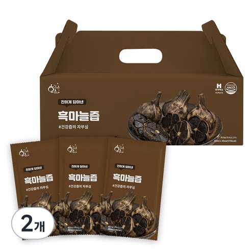 황금이네 흑마늘즙, 2.4L, 2개