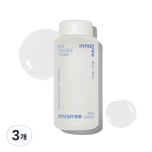 이니스프리 비자 바하 트러블 토너, 170ml, 3개