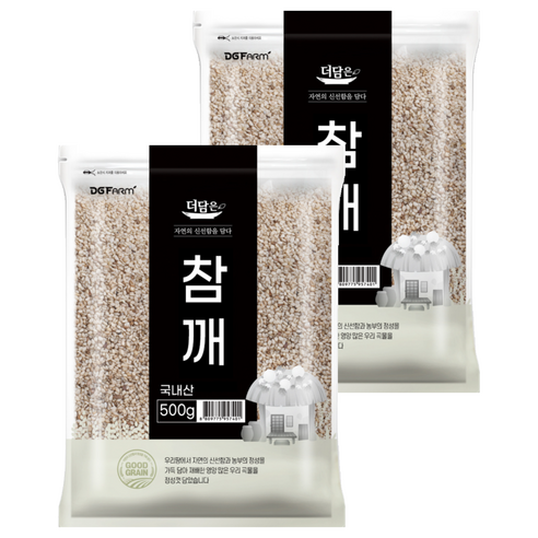 더담은 국산 참깨, 500g, 2개