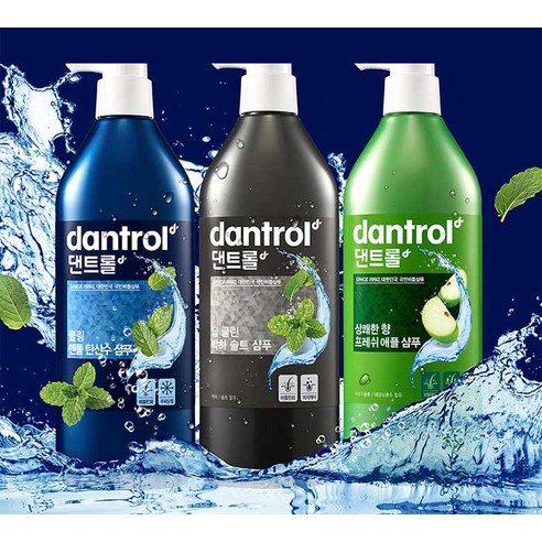 상쾌한 박하향과 솔트 성분으로 두피를 깨끗하게!