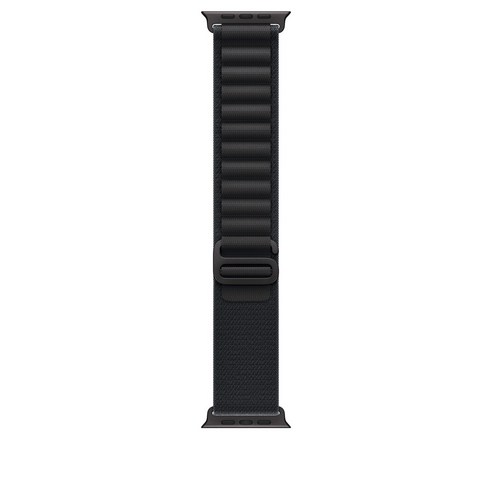 Apple 정품 2025 애플워치 알파인 루프, 49mm, Large, 라이트 블루/블랙 티타늄