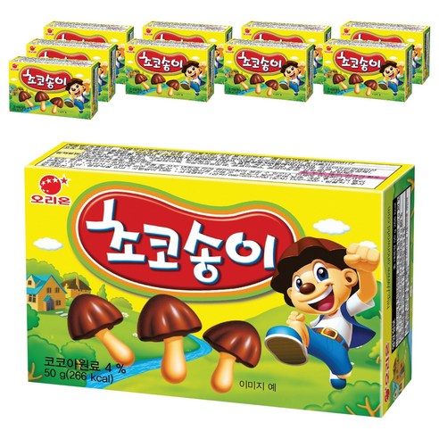 오리온 초코송이, 50g, 10개
