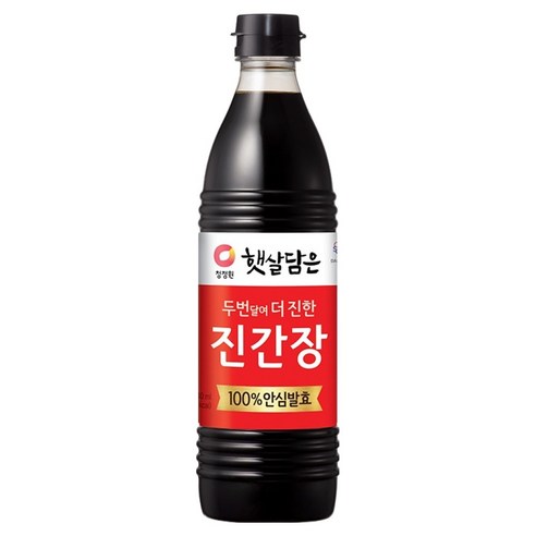 청정원 두번달여 더 진한 진간장, 840ml, 1개