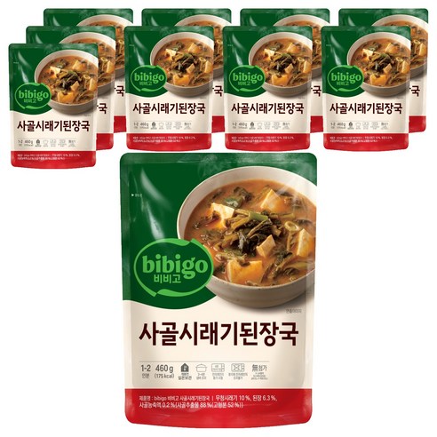 비비고 사골시래기 된장국, 460g, 10개