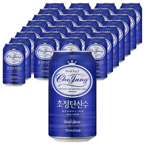 초정탄산수 플레인, 350ml, 96개
