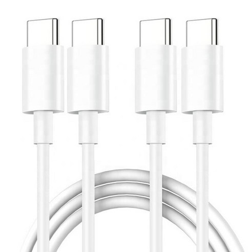   Seoga Super High Speed Charging Cable C to C PD 25W, 1m, White, 2 pieces