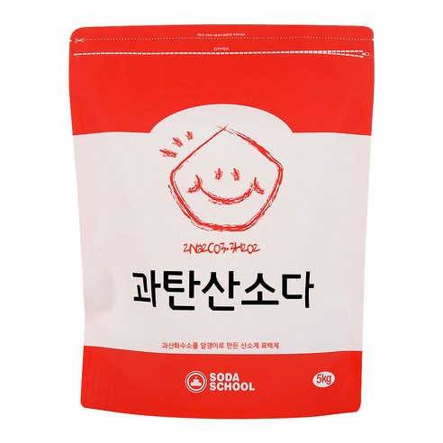 소다스쿨 산소계 표백제 과탄산소다, 5kg, 1개